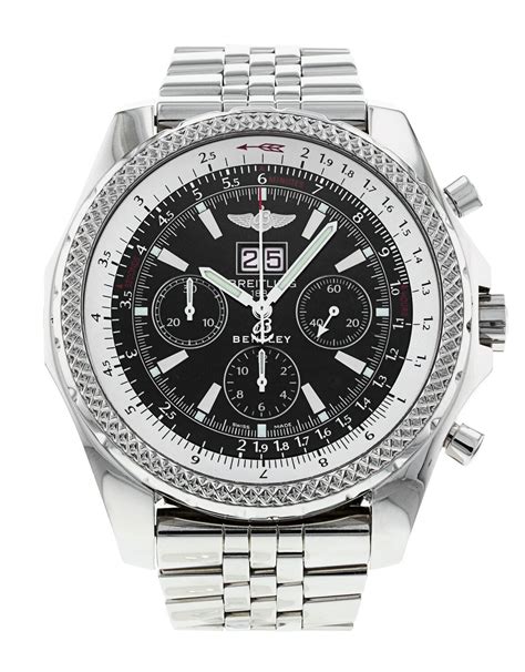breitling bentley 6.75 white face